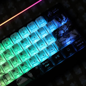 Chainsaw Man Reze Keycaps - Black and White