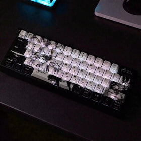 Chainsaw Man Reze Keycaps - Black and White