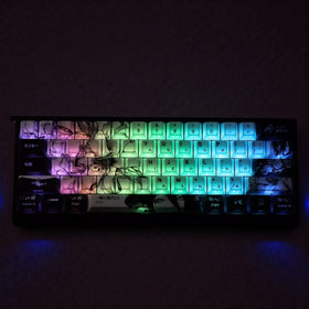 Chainsaw Man Reze Keycaps - Black and White