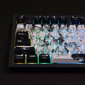 Chainsaw Man Reze Keycaps - Black and White