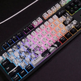 Chainsaw Man Reze Keycaps - Black and White