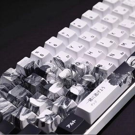 Chainsaw Man Reze Keycaps - Black and White