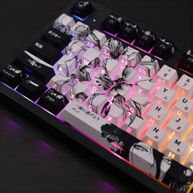 Chainsaw Man Reze Keycaps - Black and White