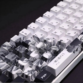 Chainsaw Man Reze Keycaps - Black and White