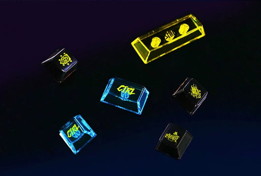 Cyberpunk 2077 Keycaps - Transparent