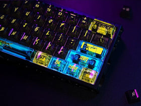 Cyberpunk 2077 Keycaps - Transparent