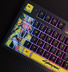 Cyberpunk Edgerunners Keycaps