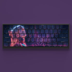 Asuka Neon Pulse Evangelion Keycaps
