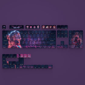 Asuka Neon Pulse Evangelion Keycaps