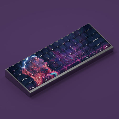 Asuka Neon Pulse Evangelion Keycaps