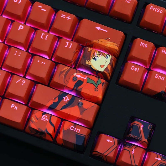 Asuka Evangelion Keycaps