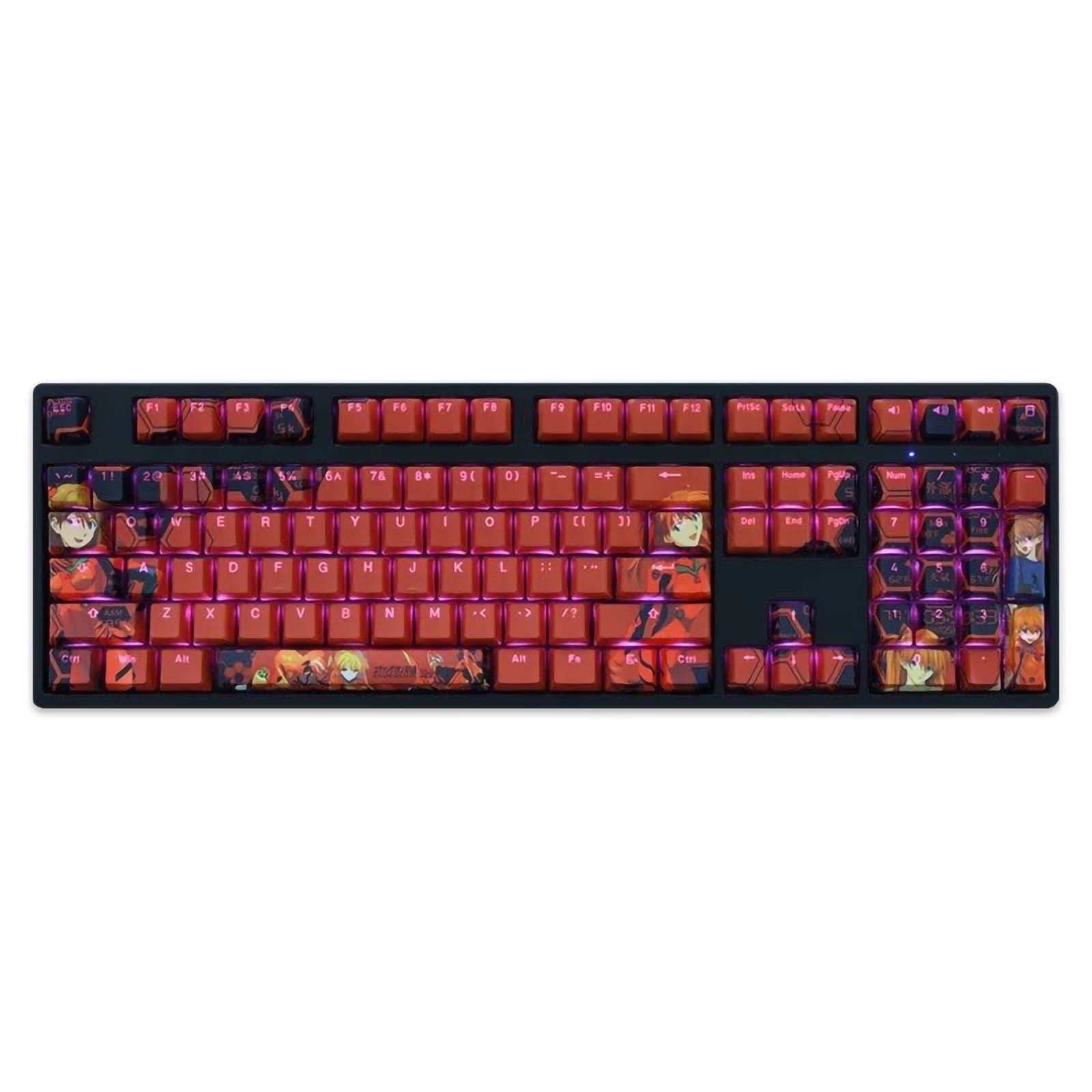 Asuka Evangelion Keycaps