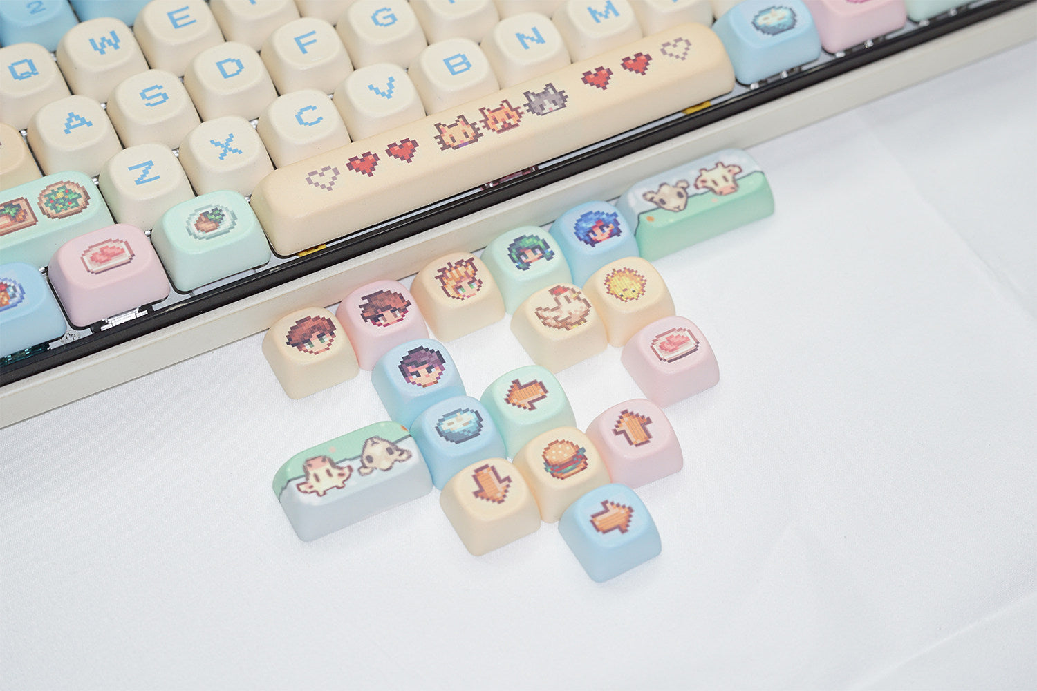 Stardew Valley Keycaps 78 Key PBT MOA Profile Set