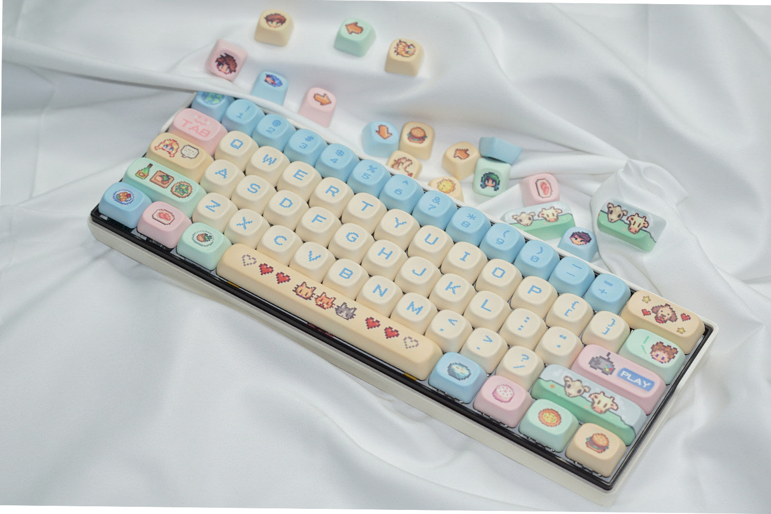 Stardew Valley Keycaps 78 Key PBT MOA Profile Set