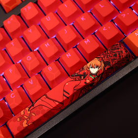 Asuka Hexagon Style Evangelion Keycaps