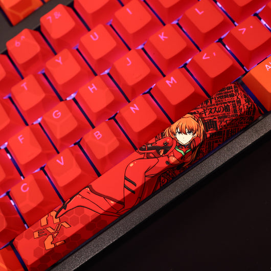 Asuka Hexagon Style Evangelion Keycaps