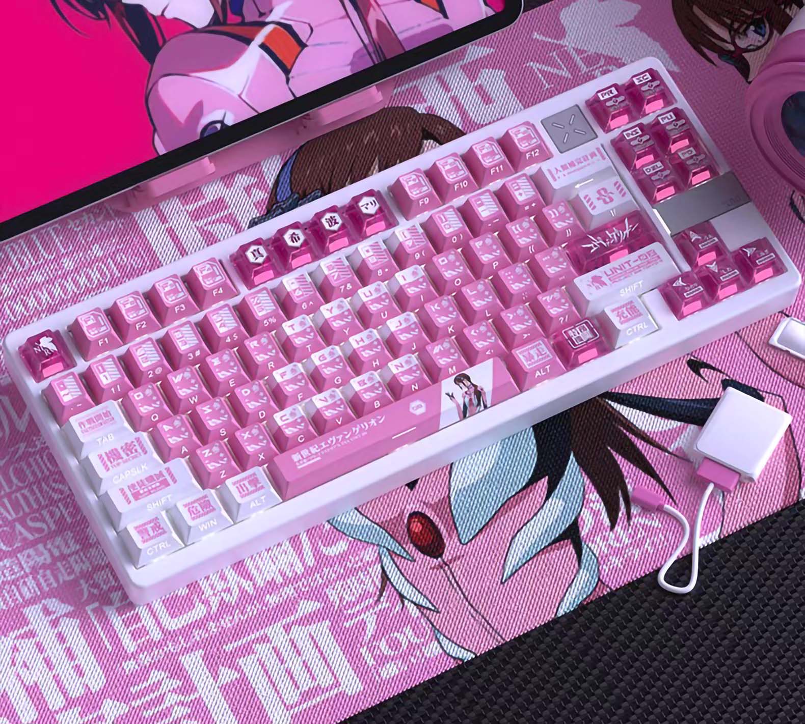 Mari Evangelion Keycaps