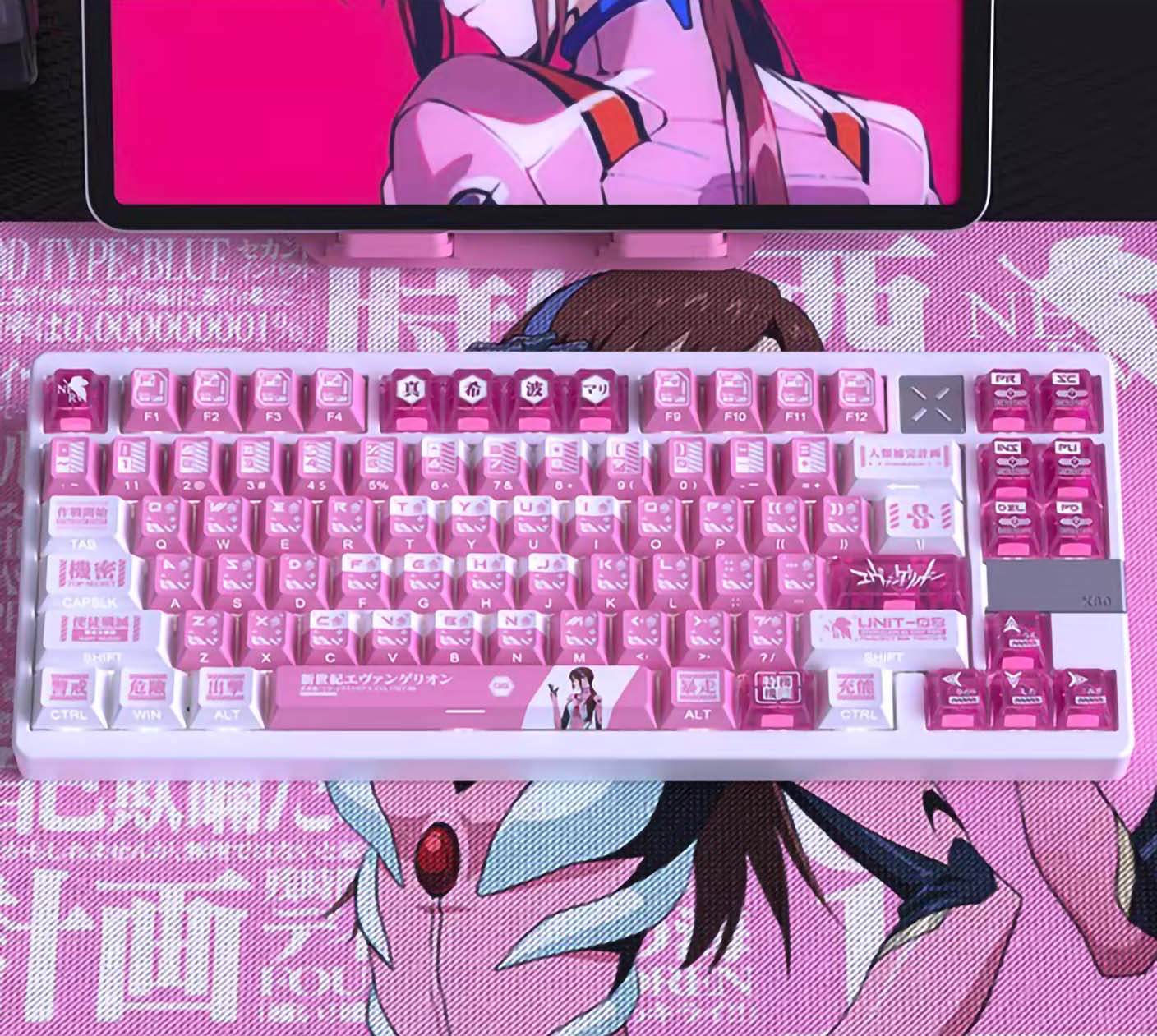 Mari Evangelion Keycaps