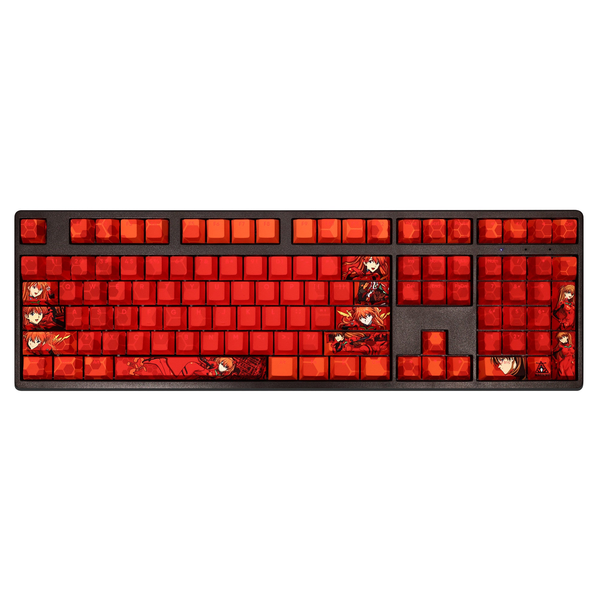 Asuka Hexagon Style Evangelion Keycaps