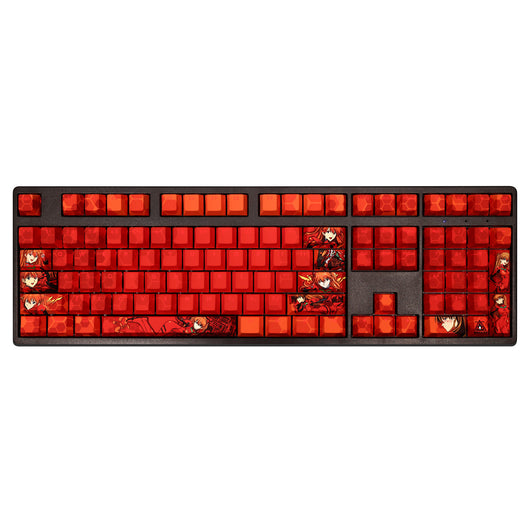 Asuka Hexagon Style Evangelion Keycaps