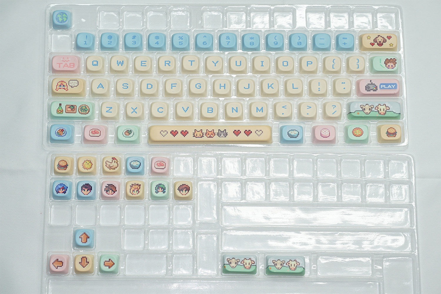 Stardew Valley Keycaps 78 Key PBT MOA Profile Set