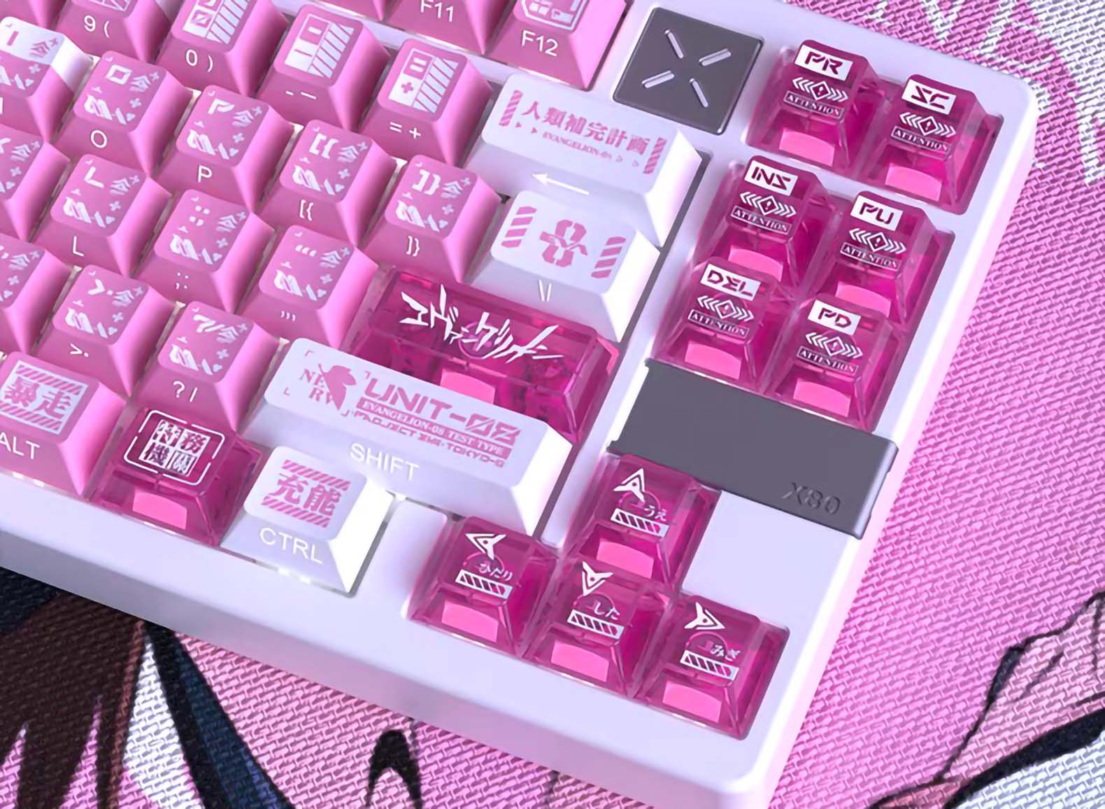 Mari Evangelion Keycaps