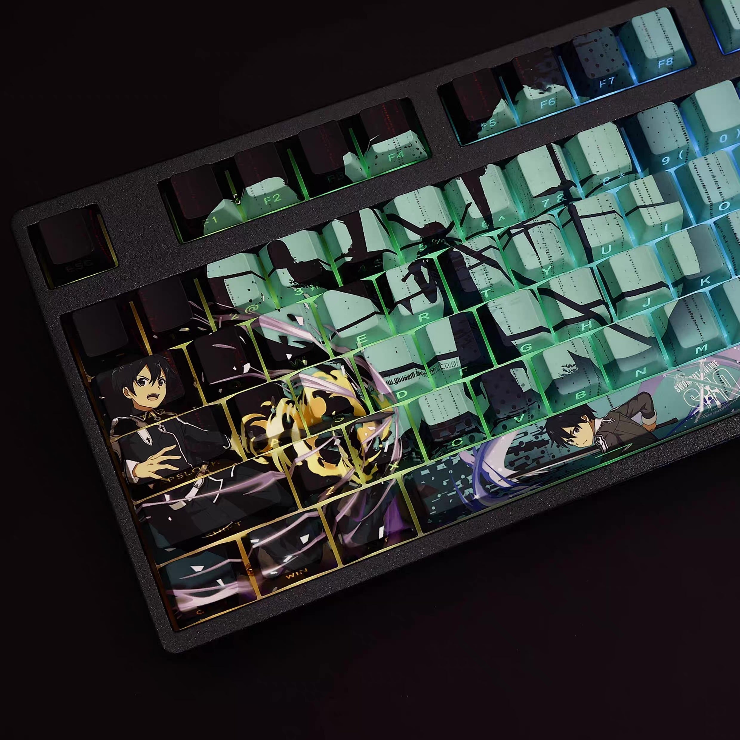 Sword Art Online Kirito Keycaps