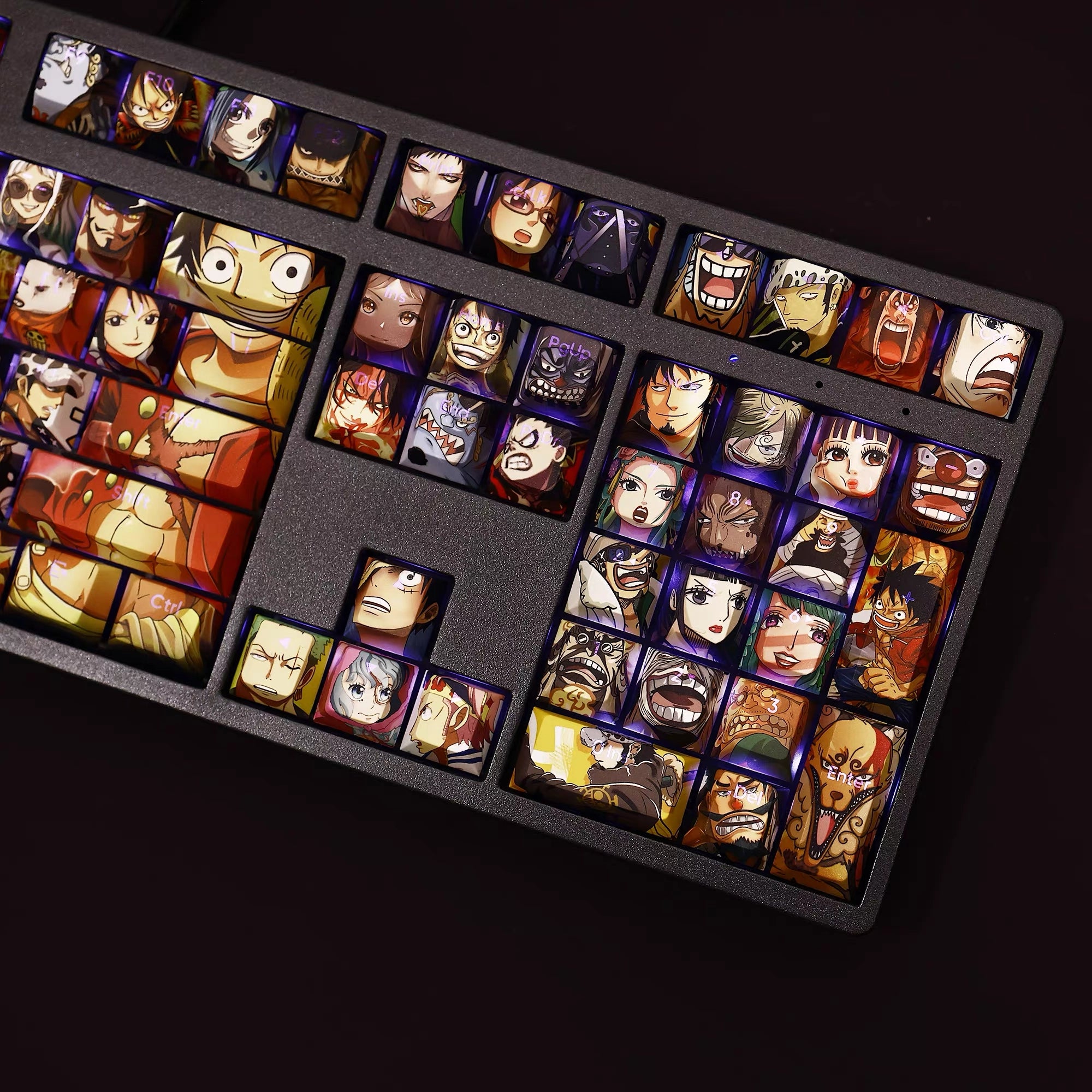 One Piece - The Whole Crew Keycap Set
