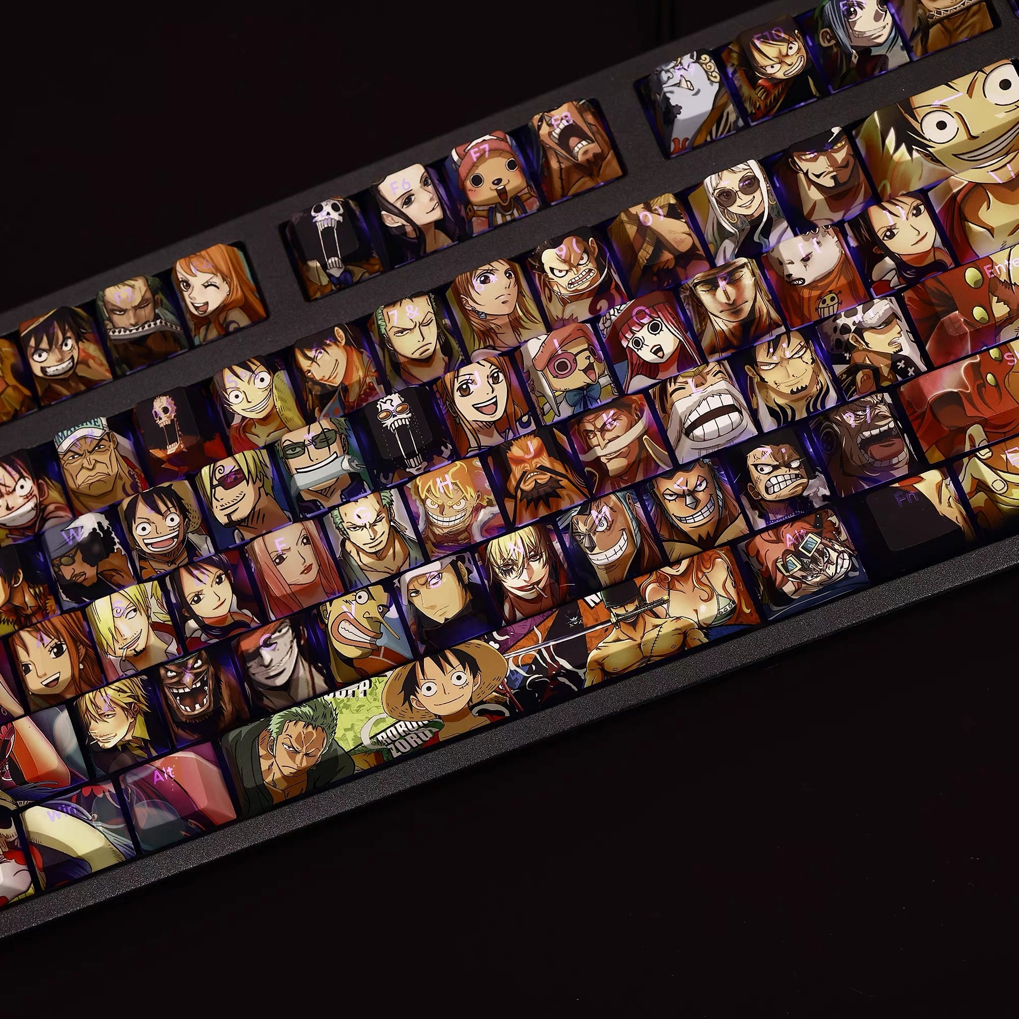 One Piece - The Whole Crew Keycap Set