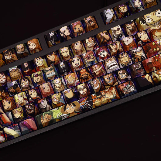 One Piece - The Whole Crew Keycap Set