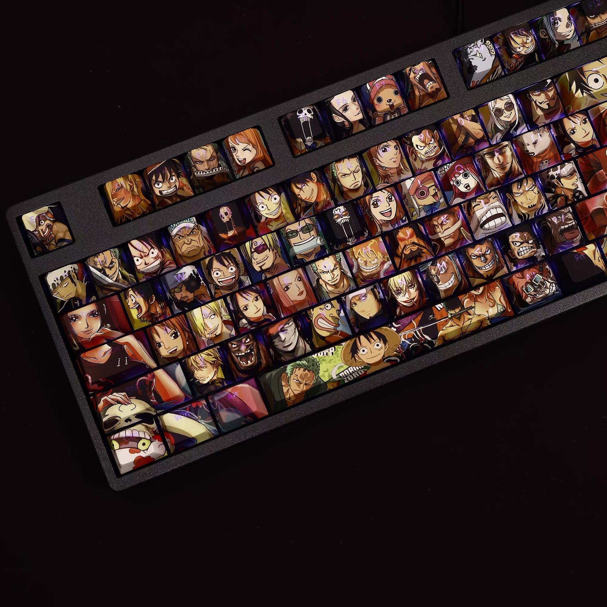 One Piece - The Whole Crew Keycap Set