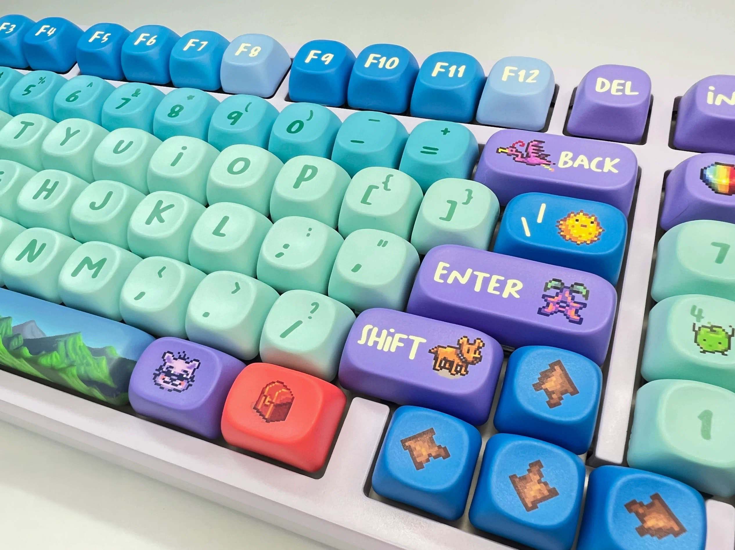 Stardew Valley Keycaps 120 Key PBT MOA Profile