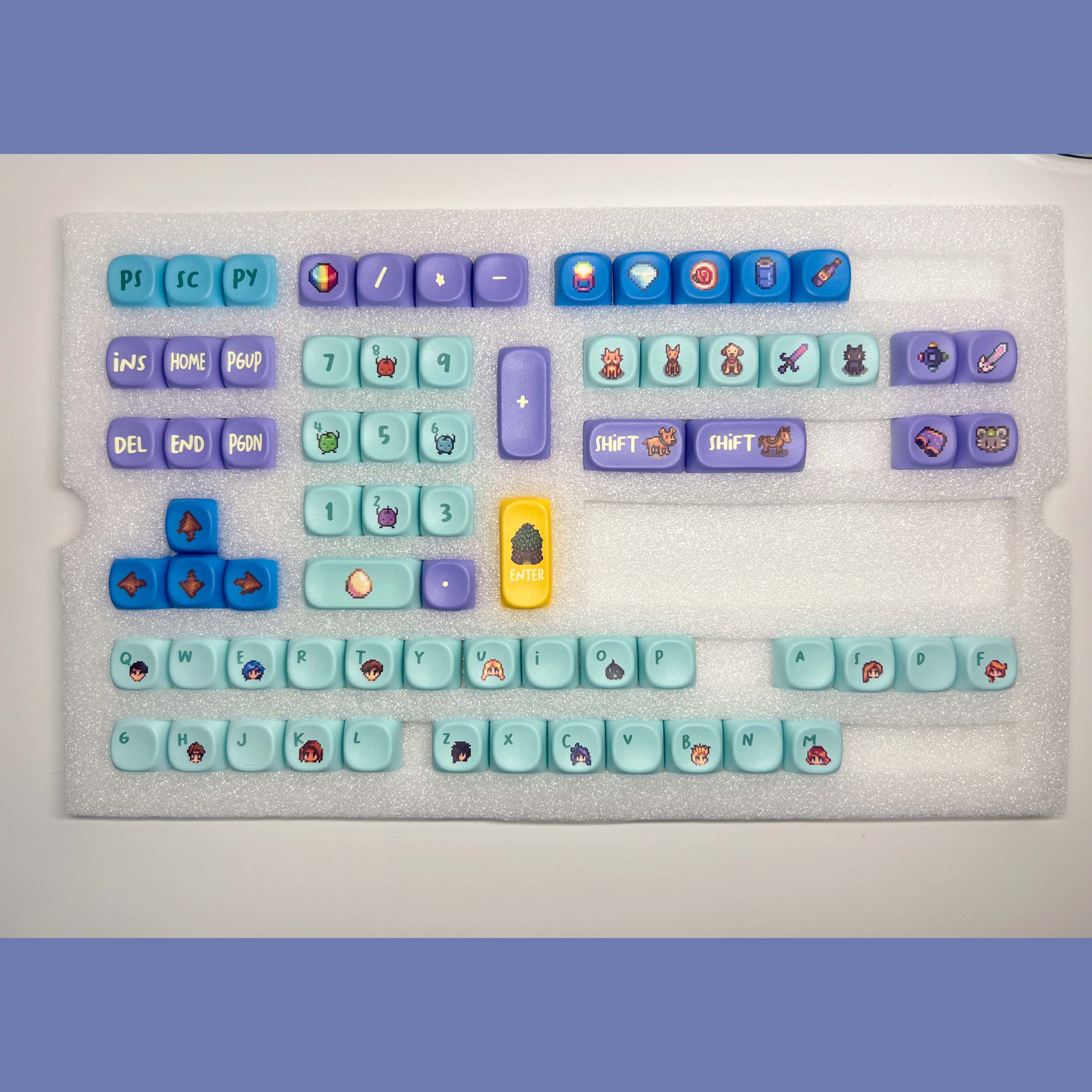 Stardew Valley Keycaps 120 Key PBT MOA Profile