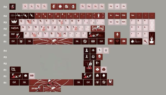 Hollow Knight Silksong Keycaps