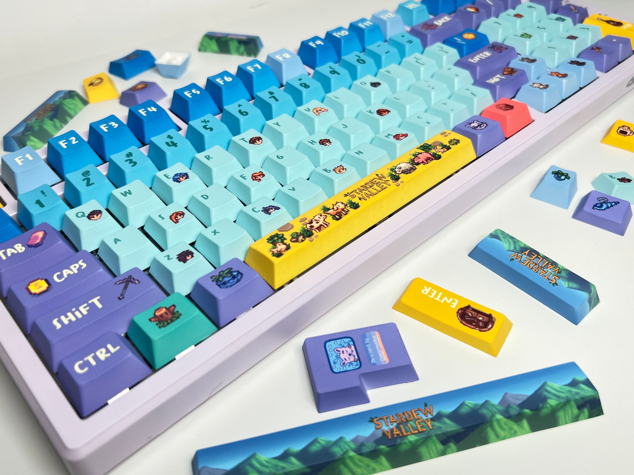 Stardew Valley Keycaps 158 Key PBT Cherry Profile Set