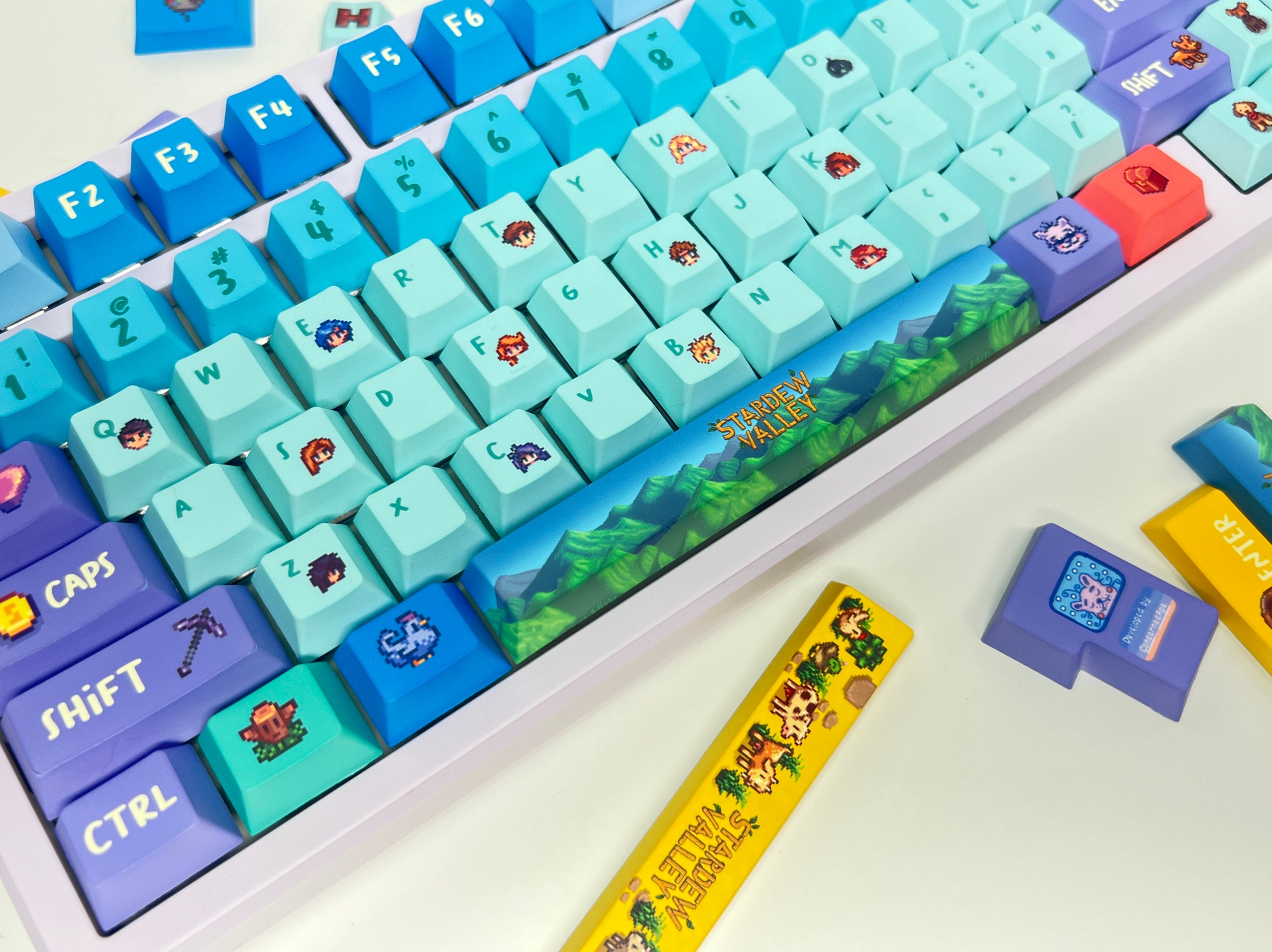 Stardew Valley Keycaps 158 Key PBT Cherry Profile Set