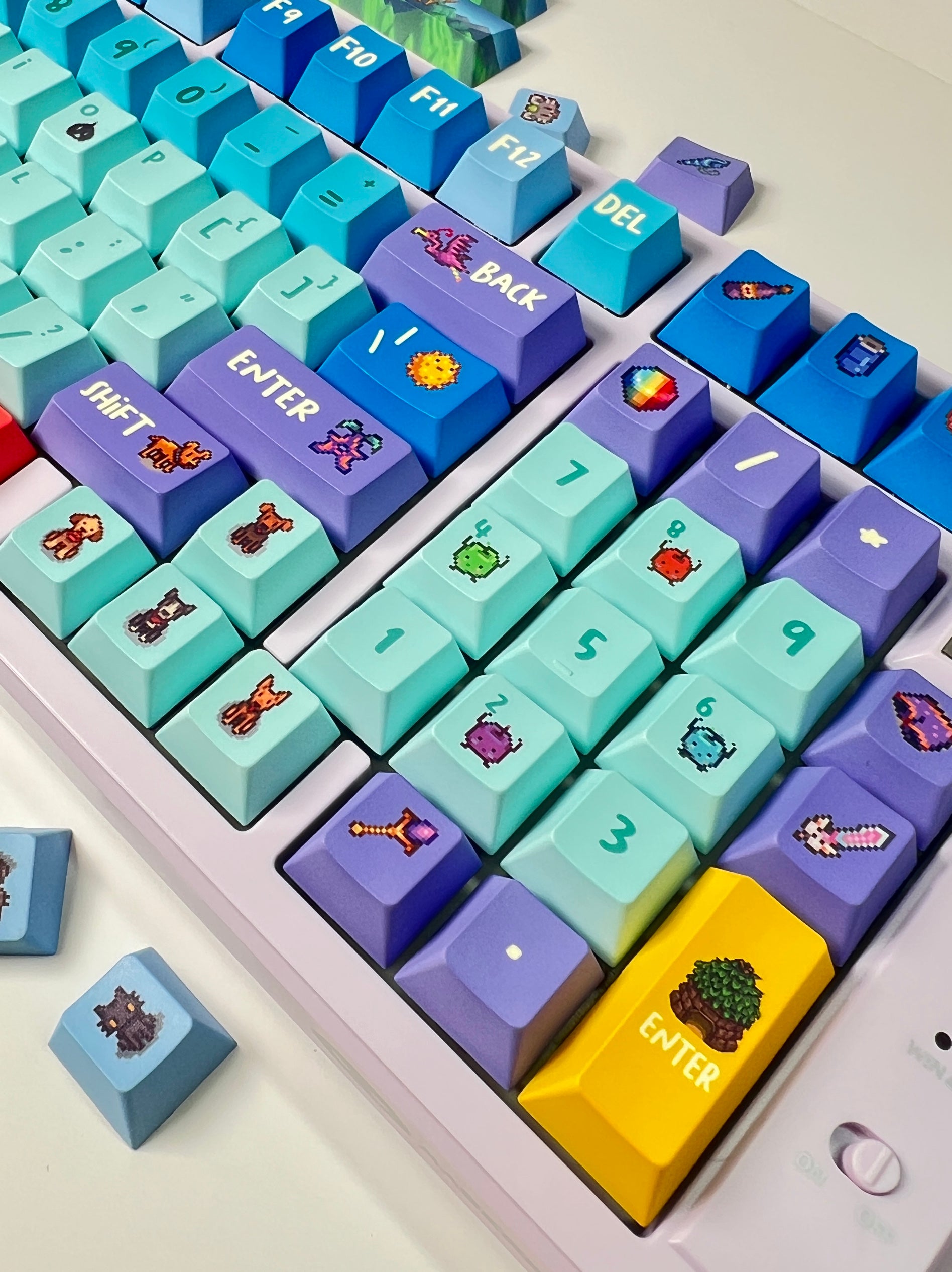 Stardew Valley Keycaps 158 Key PBT Cherry Profile Set