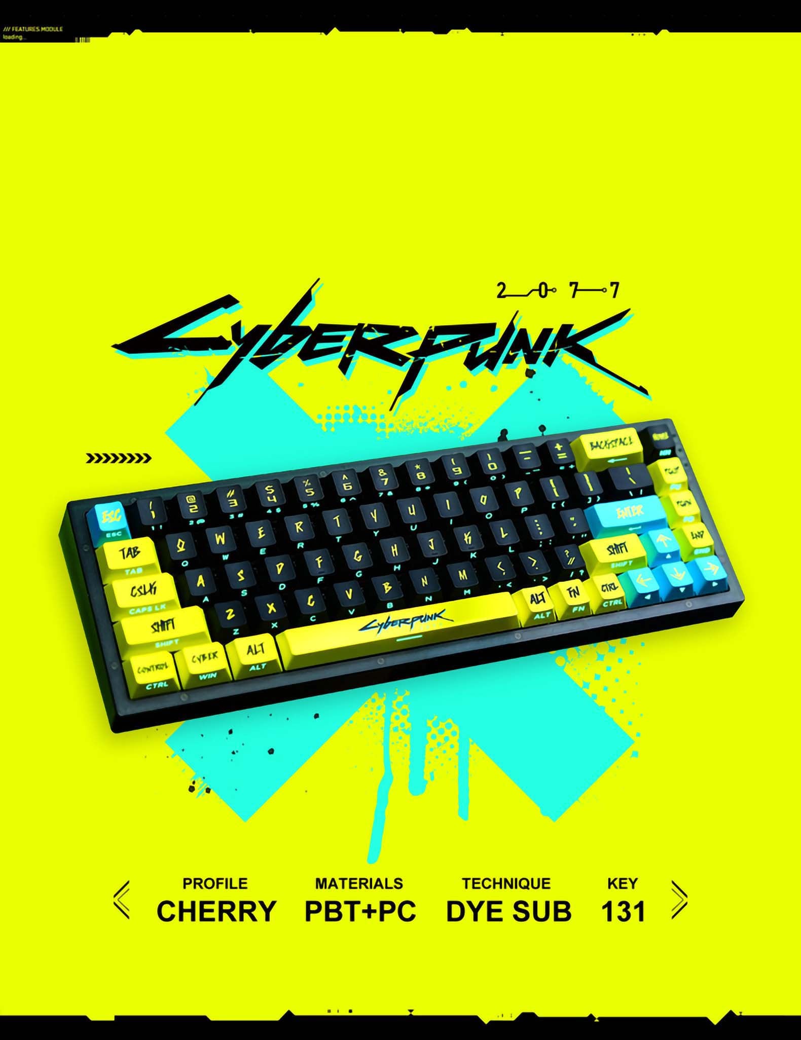 Cyberpunk 2077 Keycaps - Original