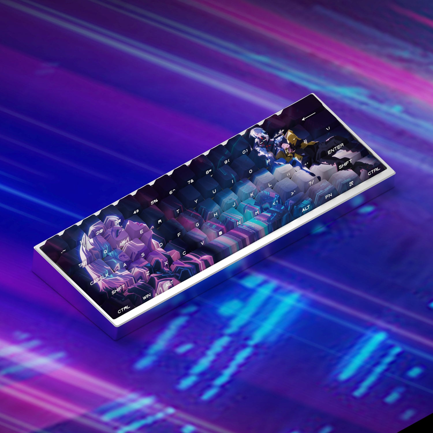 Lucy Cyberpunk Edgerunners Keycaps