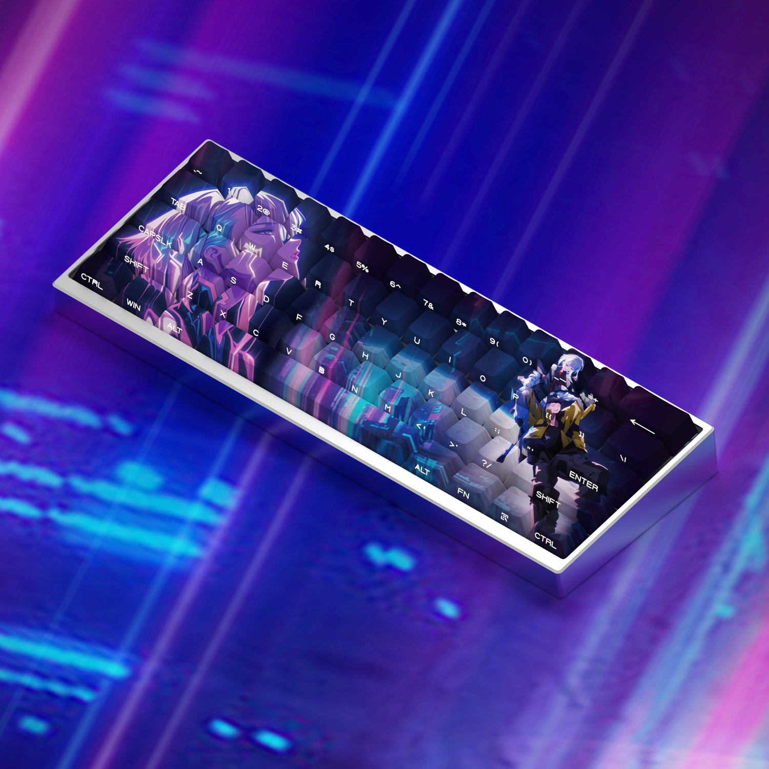 Lucy Cyberpunk Edgerunners Keycaps