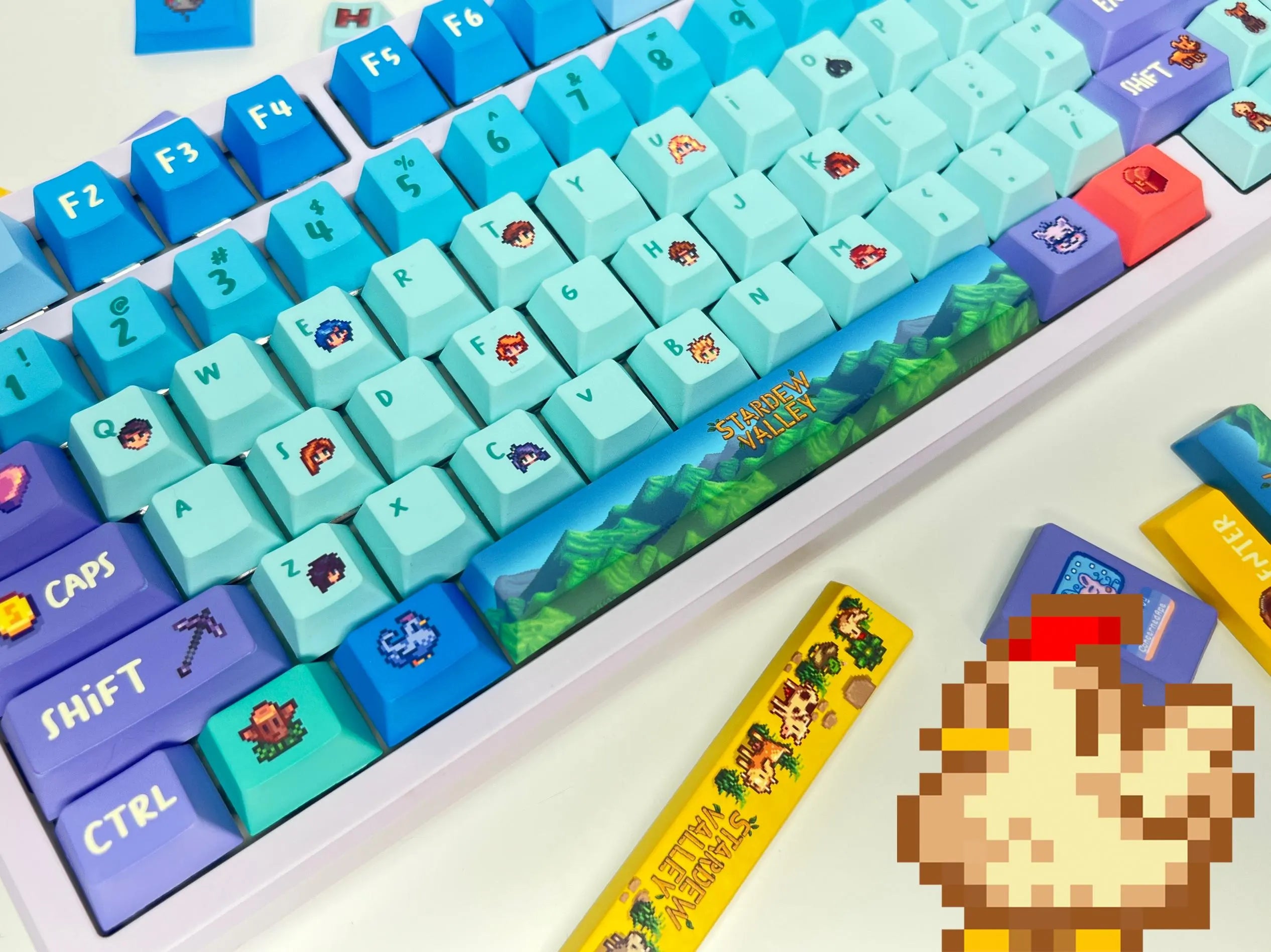 Stardew Valley Keycaps 158 Key PBT Cherry Profile Set