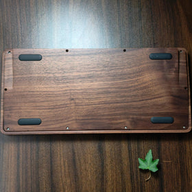 75% Solid Walnut Wood Custom Mechanical Keyboard Kit Tri-Mode RGB For Cherry MX Switches