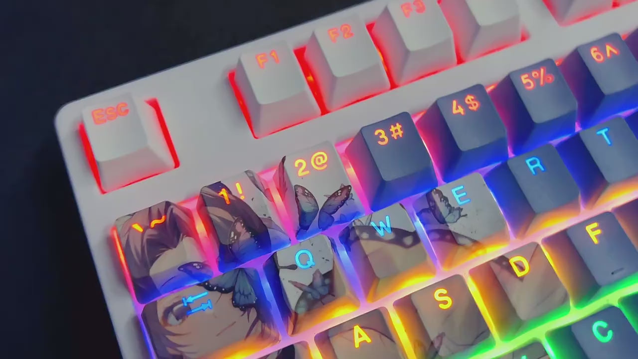 Shinobu Kocho Demon Slayer Keycaps