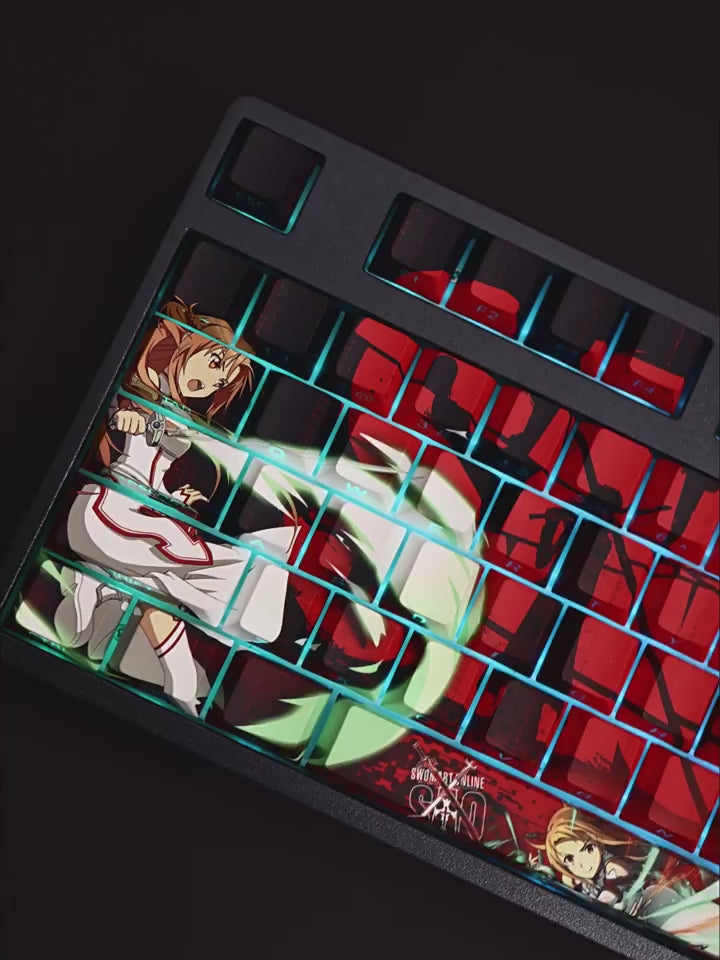 Asuna Sword Art Online Keycaps
